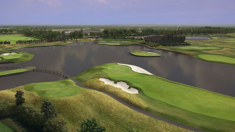 Great Northern ved Kerteminde i TrackMan-golfsimulatoren